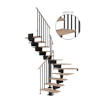 Vinkeltrappa Dolle Dubai Ek Vit Oljad 1/2 Classic IIII