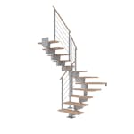 Vinkeltrappa Dolle Dubai Ek Vit Oljad 1/2 Design