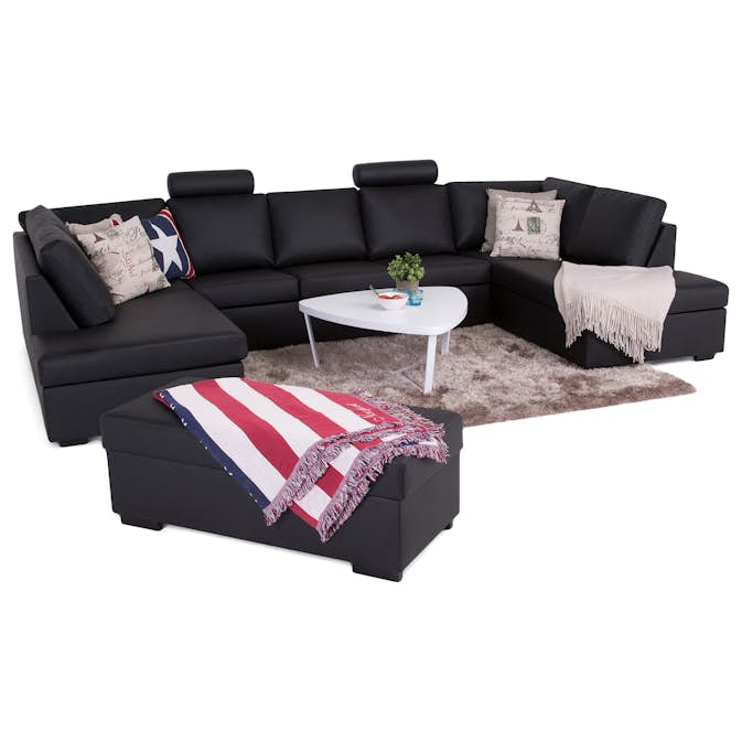Dubbeldivansoffa Scandinavian Choice Crazy med Öppna Avslut PU