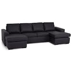 Dubbeldivansoffa Scandinavian Choice Porto Bonded Leather