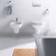 Vägghängd Toalettstol Duravit D-Code Rimless