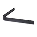 Duschsarg Leijma Stabil L-Form Svart