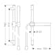 Duschset Axor Starck 1jet 90 cm