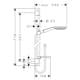 Duschset Hansgrohe Raindance Select E 150 3jet 65 cm