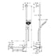 Duschset Hansgrohe Raindance Select S 120 3jet med Hylla