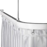 Duschstång Leijma Stabil U-Form Vit