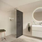 Duschvägg Arrow Wall Tonat Glas