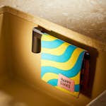 Disktrasehållare Happy Sinks Biokomposit Svart - Ett Hygieniskt Tillbehör för Köket