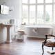 Badkar Burlington London Runt 1800 mm Lucite Vit