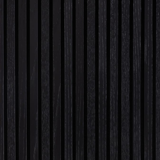 Akustikpanel Wood on wall Ek Svartlackad