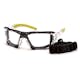 Skyddsglasögon Pyramex Fyxate Med Skumvaddering & Rem Klar Lins H2max Anti-fog