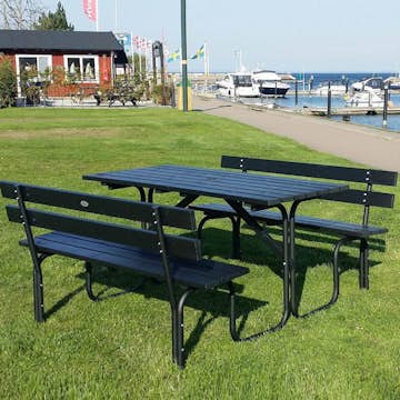 Bänkbord Utomhus Eden Wood Stålpicknick 150