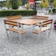 Bänkbord Utomhus Eden Wood Quattro