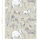 Tapet ESTAhome Djungeldjur Beige Och Grått EW139270
