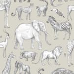 Tapet ESTAhome Djungeldjur Beige Och Grått EW139270