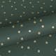 Tapet ESTAhome Prickar Mörkgrönt Och Guld EW139275
