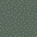 Tapet ESTAhome Prickar Mörkgrönt Och Guld EW139275