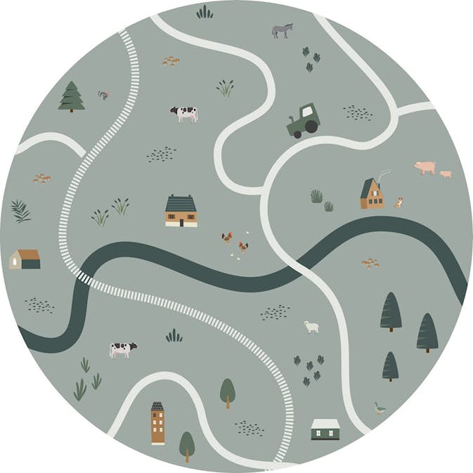 Tapet ESTAhome Djur Grågrönt EW159068