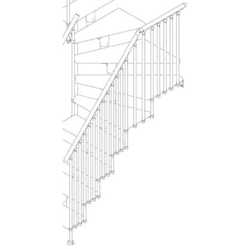 Utvändigt Räcke Dolle Dubai Classic IIII Ek Oljad