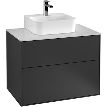 Tvättställsskåp Villeroy & Boch Finion med 2 Lådor och Bänkskiva för Kompakt Tvättställ