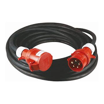 Fasvändarkabel Byggström 16 A IP44