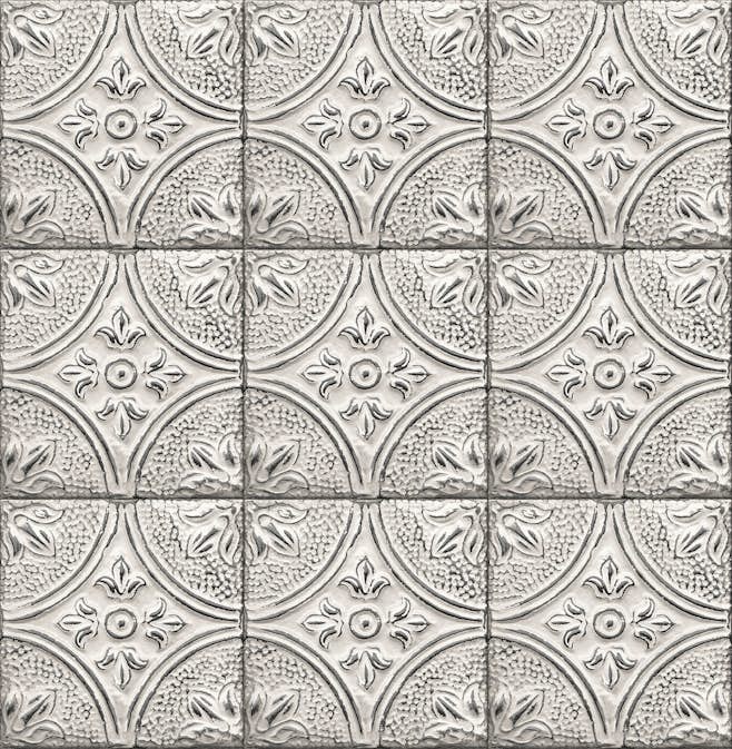Tapet A Street Prints Tin Tile FD23763