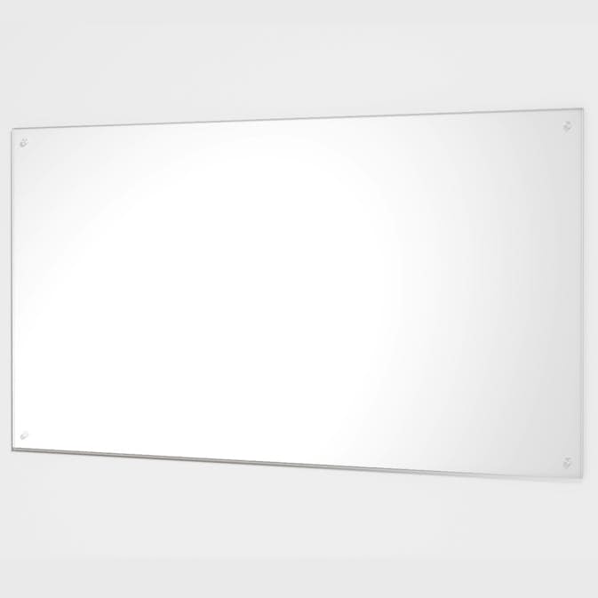 Stänkskydd Fibo I Härdat Glas vit 6x450x900 mm