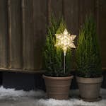 Utomhusdekoration Star Trading Flocke Snöflinga 60 cm B/O