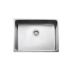 Diskho Intra Frame FR520-10 Rostfri Enkel med Korgventil, Bräddavlopp & Vattenlås