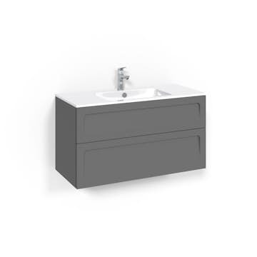 Tvättställsskåp Macro Design Crown Ramlucka Light 14