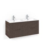 Tvättställsskåp Macro Design Crown Stripe med Dubbelt Tvättställ