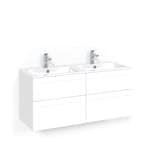 Tvättställsskåp Macro Design Crown Frame med Dubbelt Tvättställ