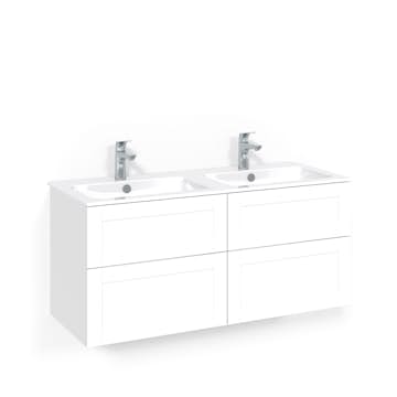 Tvättställsskåp Macro Design Crown Frame med Dubbelt Tvättställ