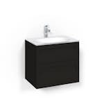 Tvättställsskåp Macro Design Crown Shape Med Glastvättställ