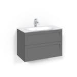 Tvättställsskåp Macro Design Crown Shape Med Glastvättställ