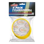 Polerrondell Turtle Wax Gul 100mm 2-pack