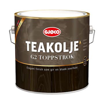 Teakolje Gjøco Blank G2 Toppstrykn.