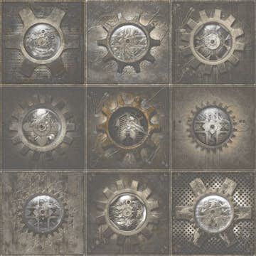 Tapet Galerie Wallcoverings Industrial Tiles G56229