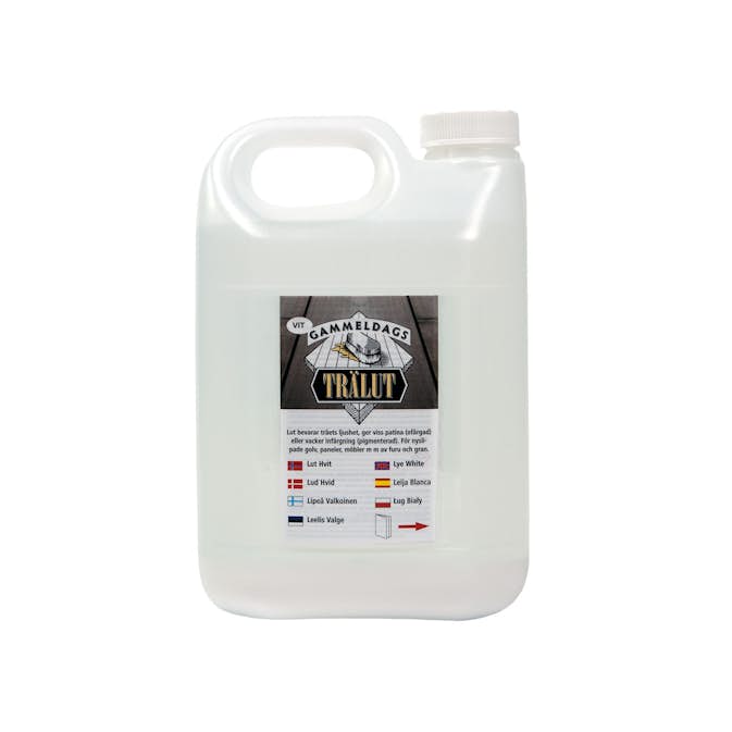 Trälut Gammeldags Vit