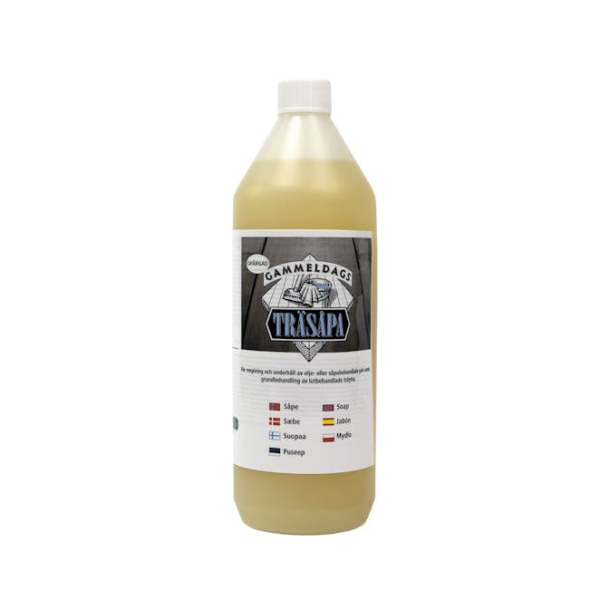 Träsåpa Gammeldags Ofärgad