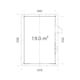 Garage Palmako Roger 19,0 m2 utan Port