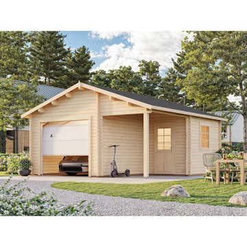 Garage Palmako Roger 21,9 m2 med Takskjutport