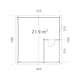 Garage Palmako Roger 21,9 m2 utan Port