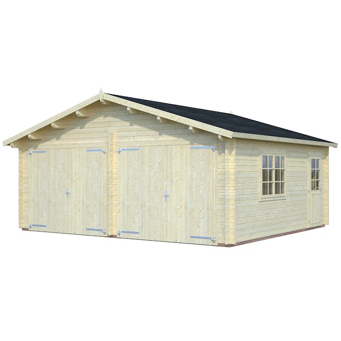 Garage Palmako Roger 28,4 m2 med Slagport