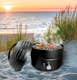 Portabel Gasolgrill Smart Living i Rostfritt Stål med Lock