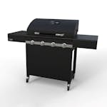 Gasolgrill Sunwind Karn Rostfritt Stål med Gjutgärnsgaller & 4 Brännare