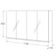 Spegelskåp Gustavsberg Artic 120 cm med LED belysning Undertill