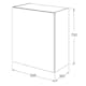 Väggskåp Gustavsberg Artic Pro 60 cm