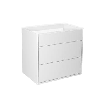 Tvättställsskåp Gustavsberg Graphic Elegans 60 cm - Fukttrög MDF för Badrum