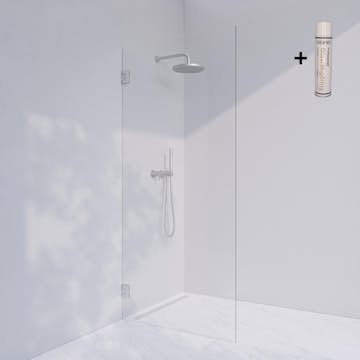 Duschvägg Invitrea Flair GH2 med Glasrengöring